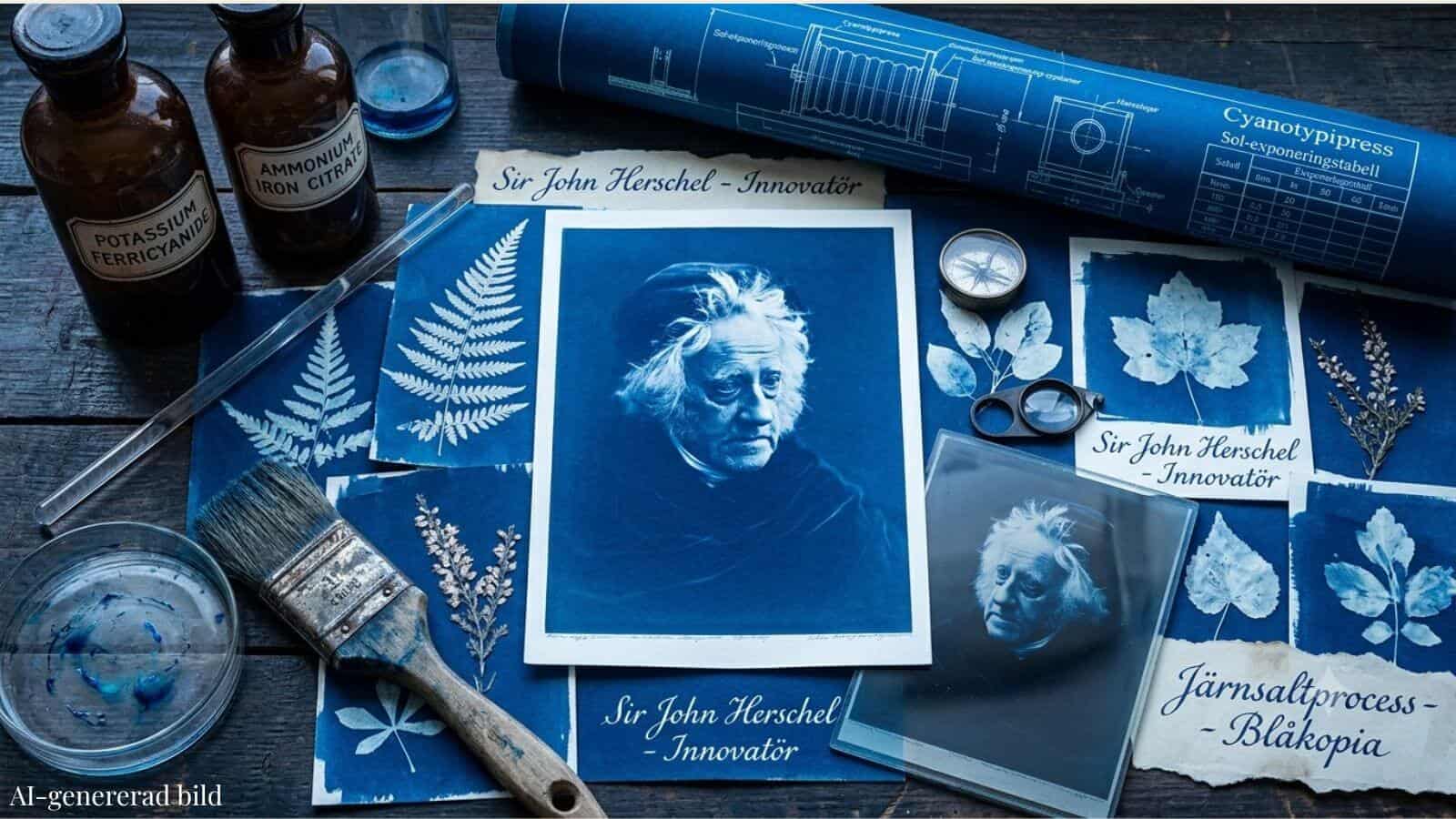 Blått av en slump: när Herschel uppfann cyanotypin