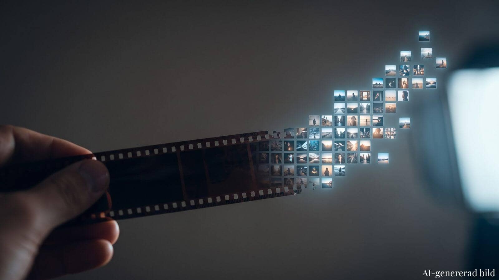 Filmen slocknar, flödet tänds